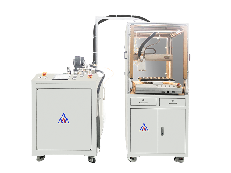 雙組份灌膠+立式平臺機(jī)組合
